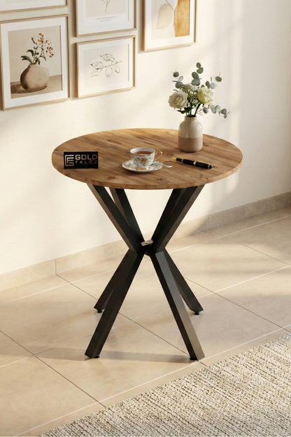 Yuvarlak Masa Atlantik Kahverengi 70 cm