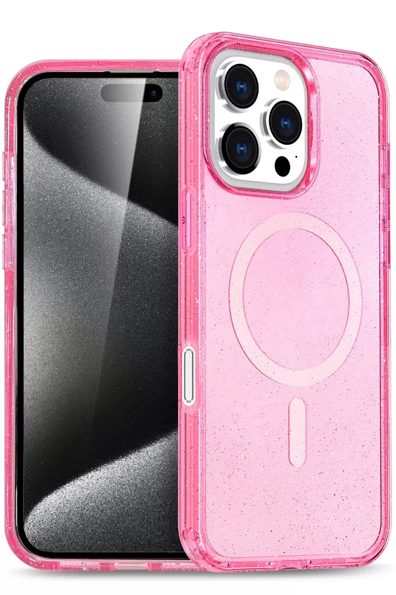iPhone 16 Pro Max Star Magsafe Kapak - Pembe
