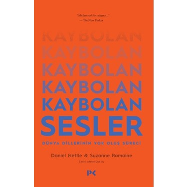 Profil Kitap Kaybolan Sesler - Dünya Dillerinin Yok Oluş Süreci - Daniel