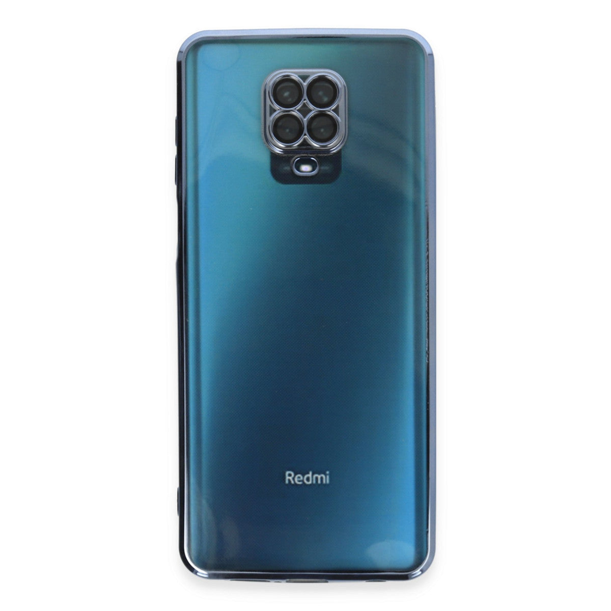 Redmi Note 9 Pro Kılıf Razer Lensli Silikon - Açık Mavi