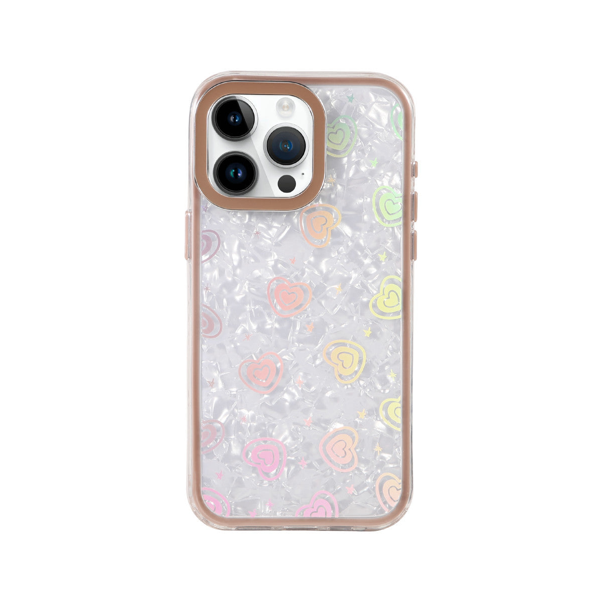 iPhone 14 Pro Max Lumi Desenli Kapak - Çöl Titanyum