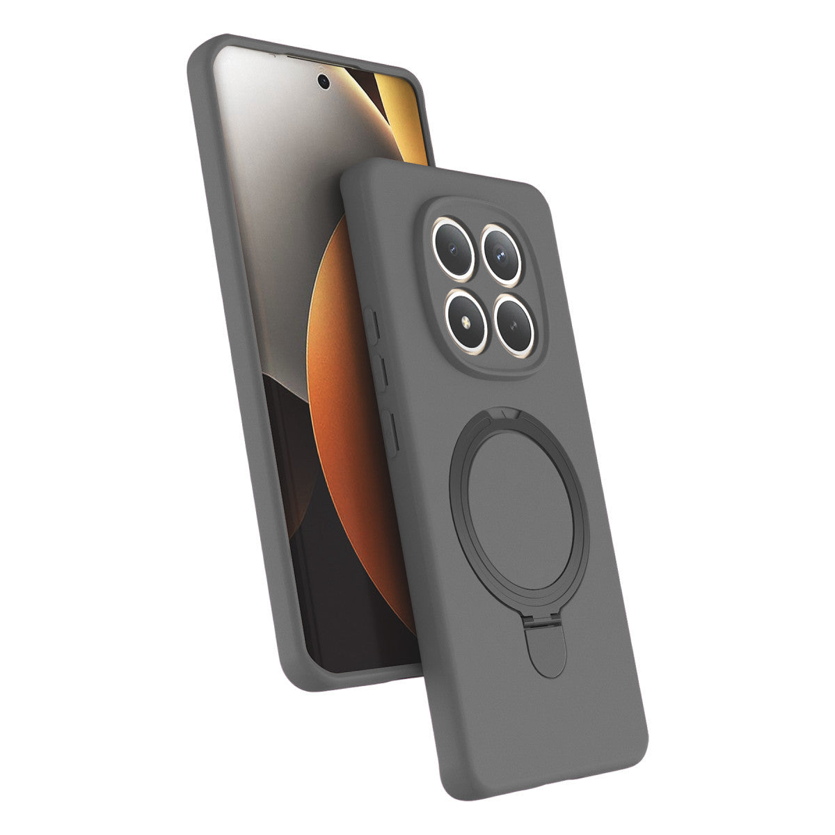 Redmi Note 15 Pro 5G Regal Magsafe Standlı Kapak - Titan Gri