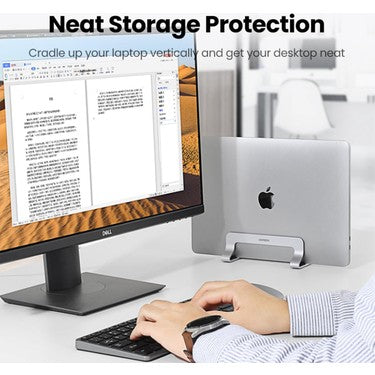 Alüminyum Notebook Standı, Dikey Tasarım ile Ergonomik Kullanım
