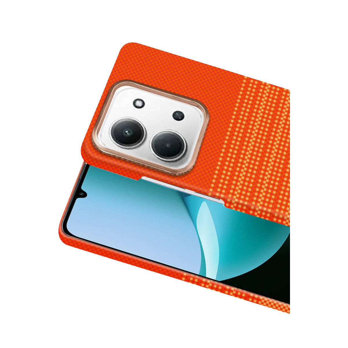 Redmi 15C 4G Vega Magsafe Kapak - Turuncu