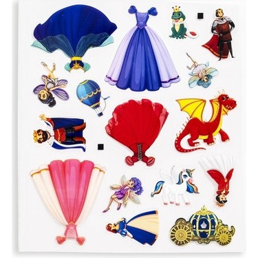 Bitmeyen Sticker Kitabım ile Prensesler Eğlencesi