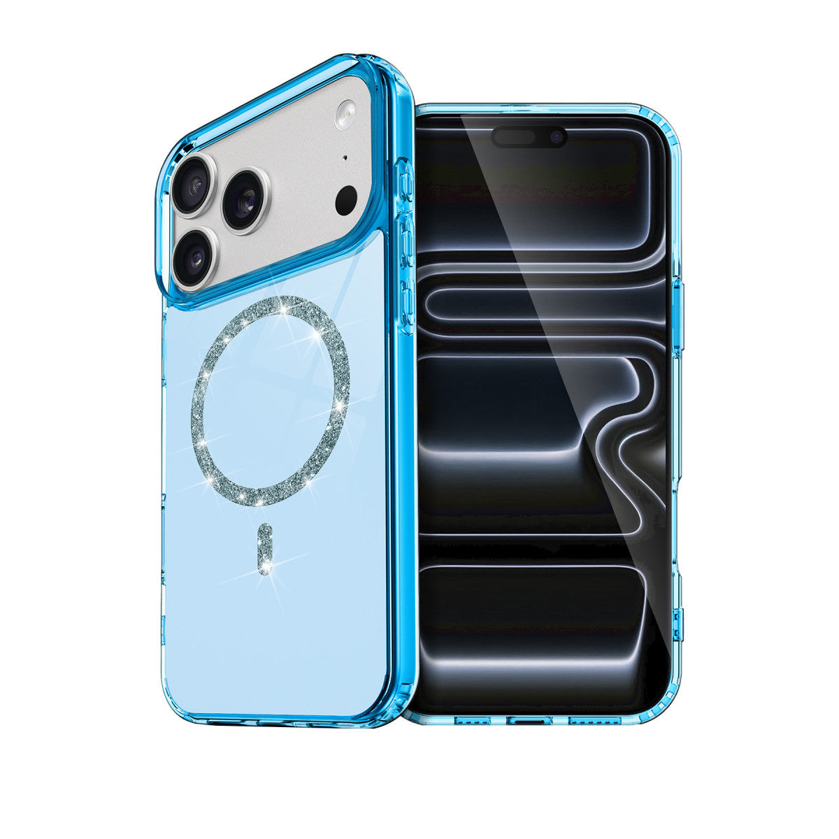 iPhone 17 Pro Live Diamond Magsafe Kapak - Mavi