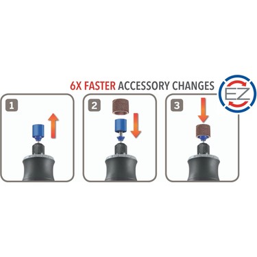 Zımparalama Mandreni ve Bandı, 3.2 mm Çapında