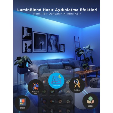 1 Metre Uzunlu LED Şerit Uzatma Kiti - Adaptör Dahil Değil