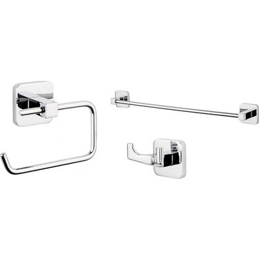 Üçlü Set, Havluluk ve Askılık ile Pratik Banyo Çözümü