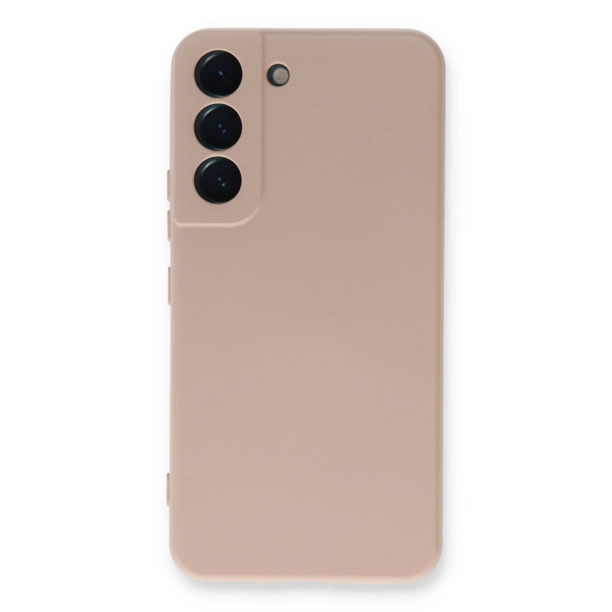 Galaxy S23 Kılıf Nano içi Kadife Silikon - Pudra