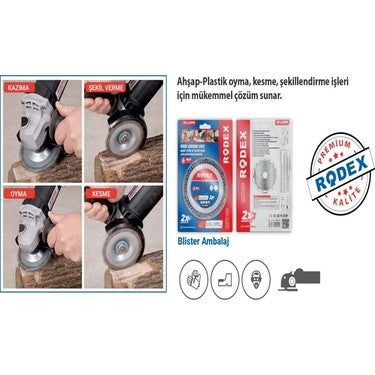 Ahşap Oyma ve Işleme Diski, 115 mm, Ultra Keskin Bıçaklar