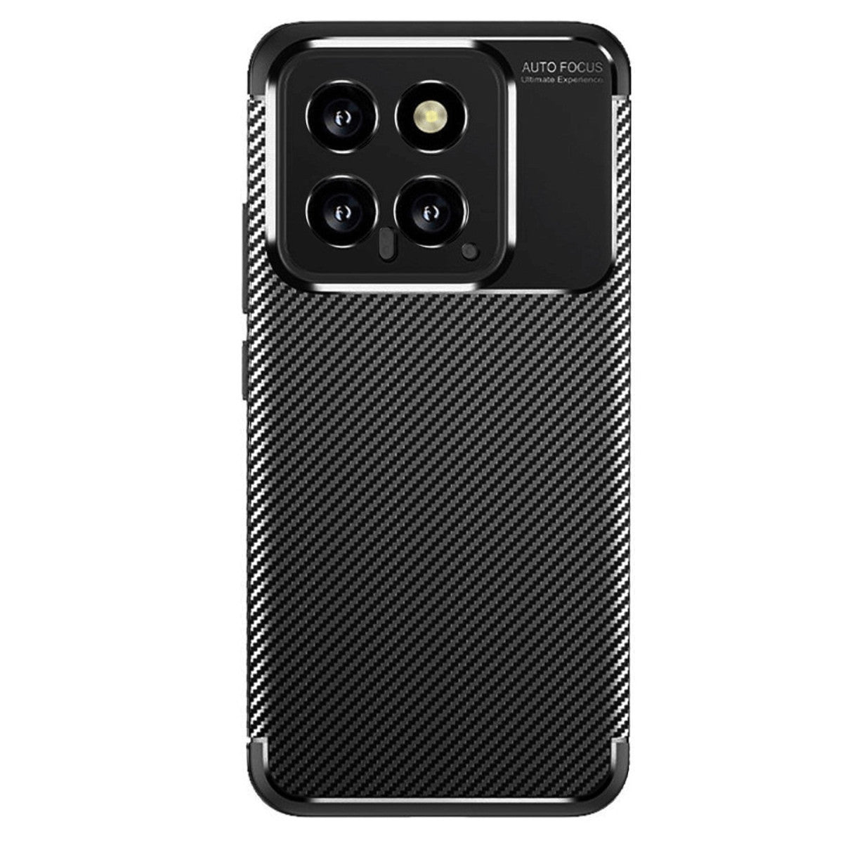 Mi 14T Kılıf Auto Focus Karbon Kapak - Siyah