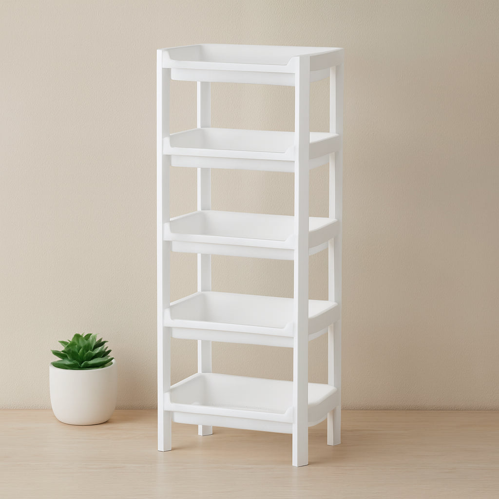 5 Katlı Geniş Sepet Raf Organizer (355x220x870 mm)