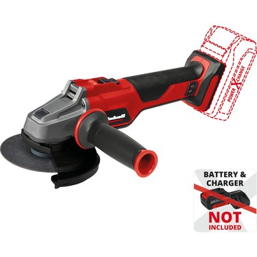 Akülü avuç taşlama, 18 V, 700 W, 125 mm