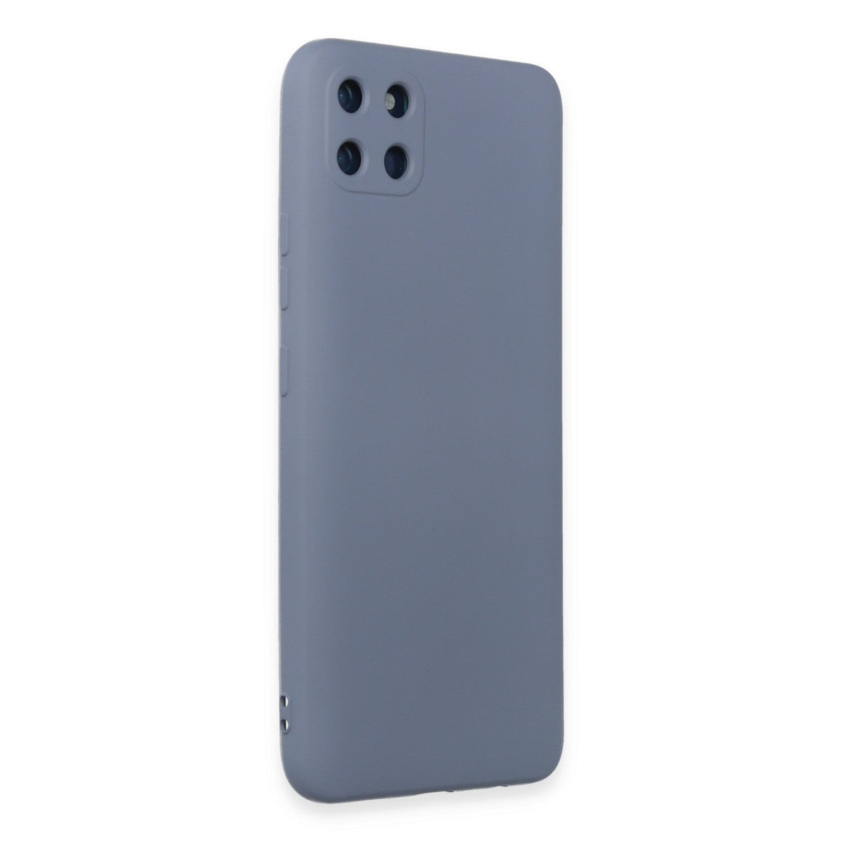 Realme C11 Kılıf Nano içi Kadife Silikon - Gri