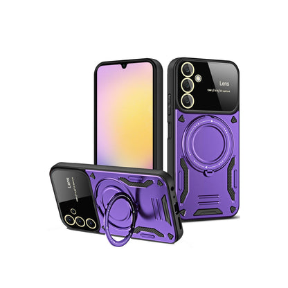 Galaxy A05S Kılıf Joy Lens Standlı Kapak - Mor