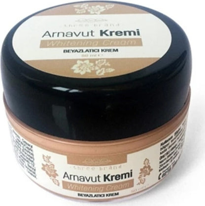 Three Brand 50 ml Arnavut Aklık Kremi 3 Adet + Russıan Glare Tüy Dökücü Azaltıcı Merhem 50 ml 2 Ad