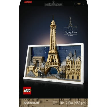 Paris Simgeleri Yapım Seti - Yetişkinler için Şık Dekoratif Model