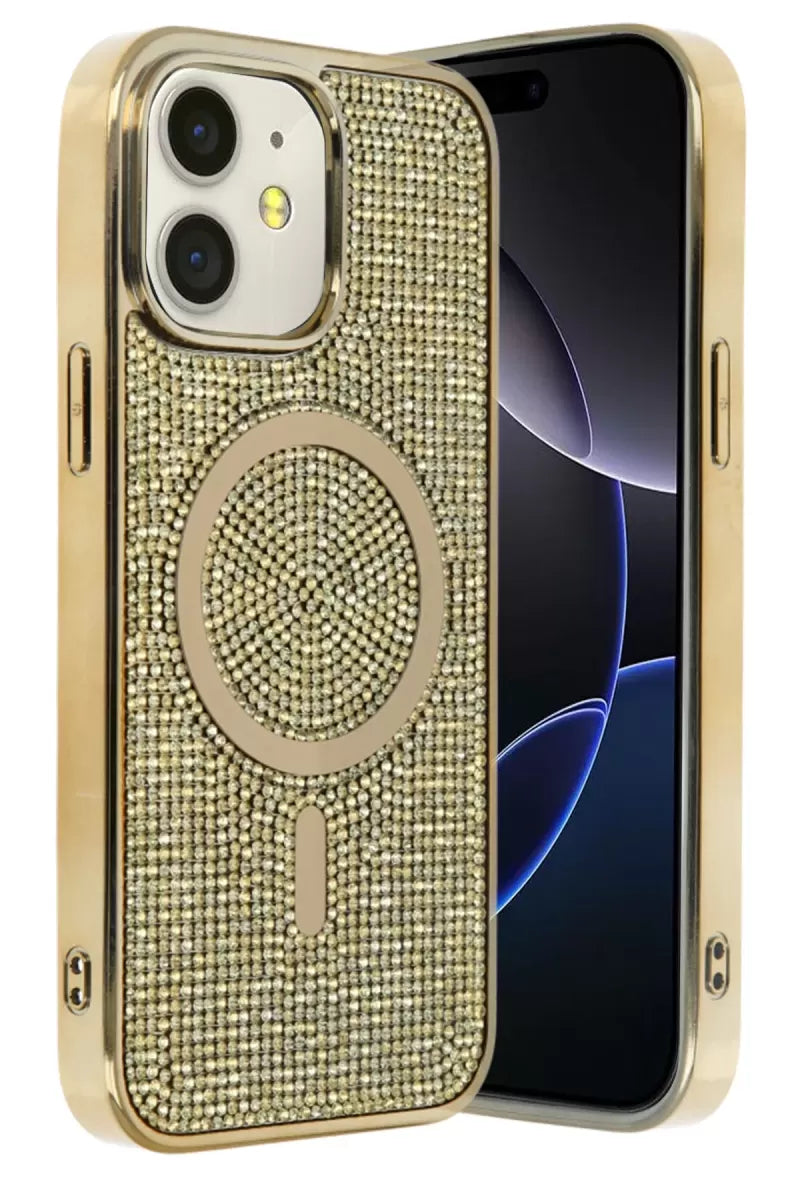 iPhone 11 Helen Magsafe Kapak - Gold