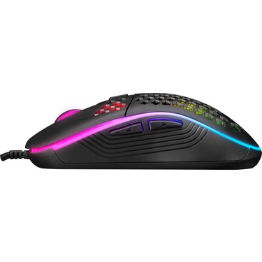 7D Optik Gaming Mouse, 8000DPI Ayarlanabilir LED Işıklı Tasarım