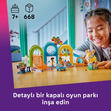 Kapalı Oyun Parkı Temalı Yaratıcı Oyuncak Seti