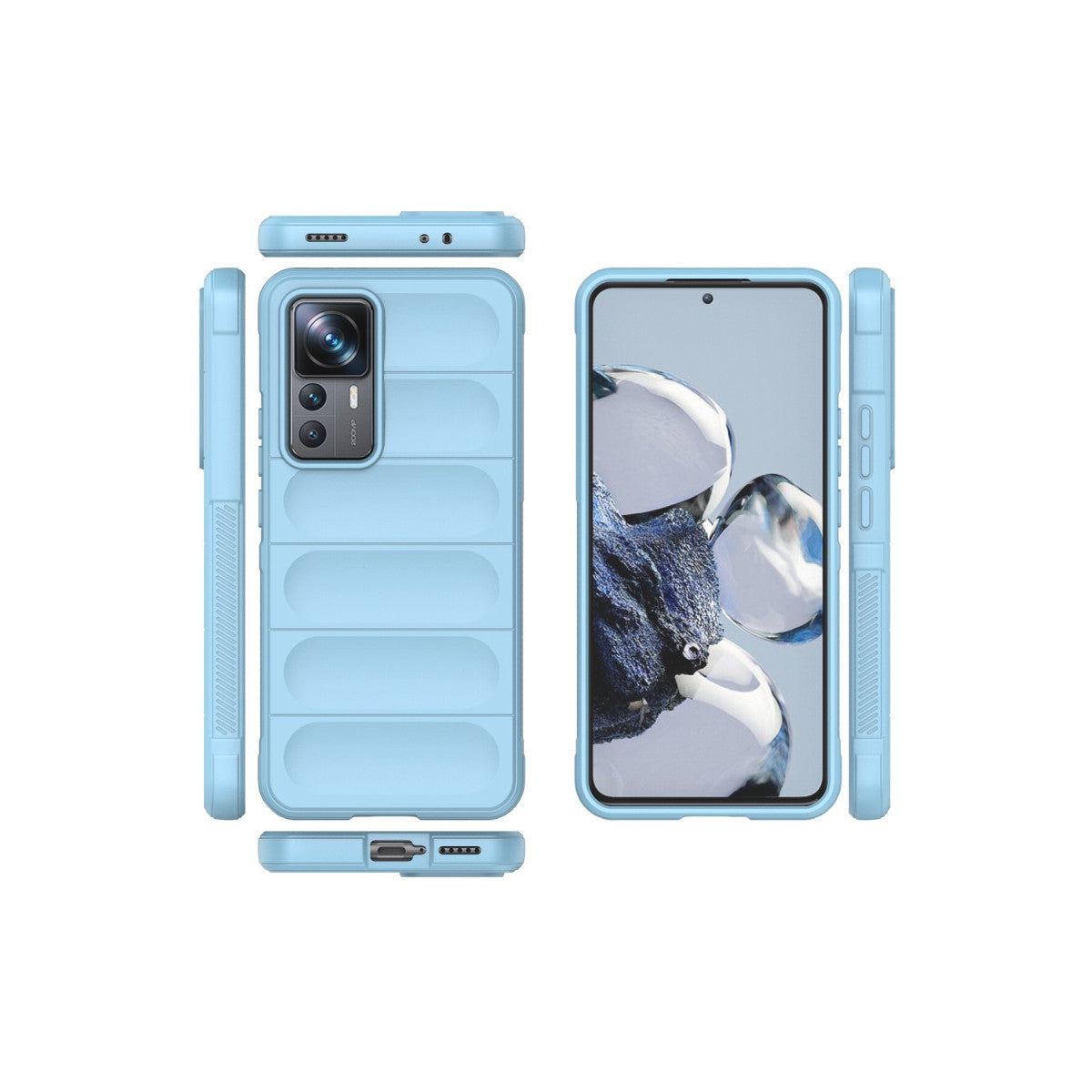 Mi 12T Pro Kılıf Optimum Silikon - Sky Blue