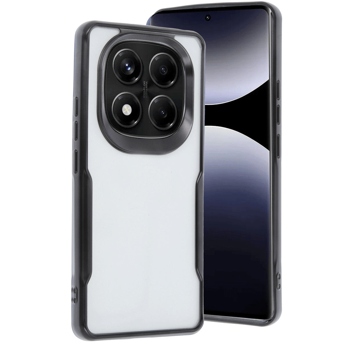 Redmi Note 14 Pro Plus Kılıf Boyi Silikon Kapak - Siyah