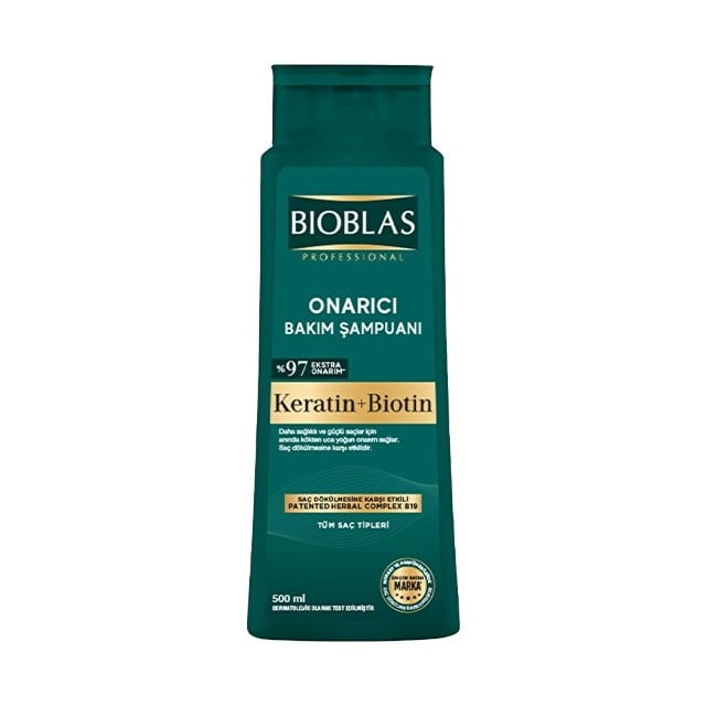 500Ml Şampuan Keratin Biotin 1 Adet