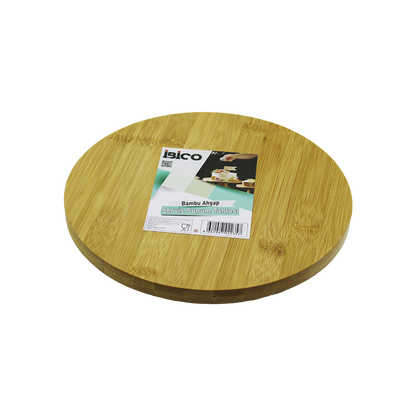 Ayaklı Bambu Sunum Tepsisi 24.5 cm