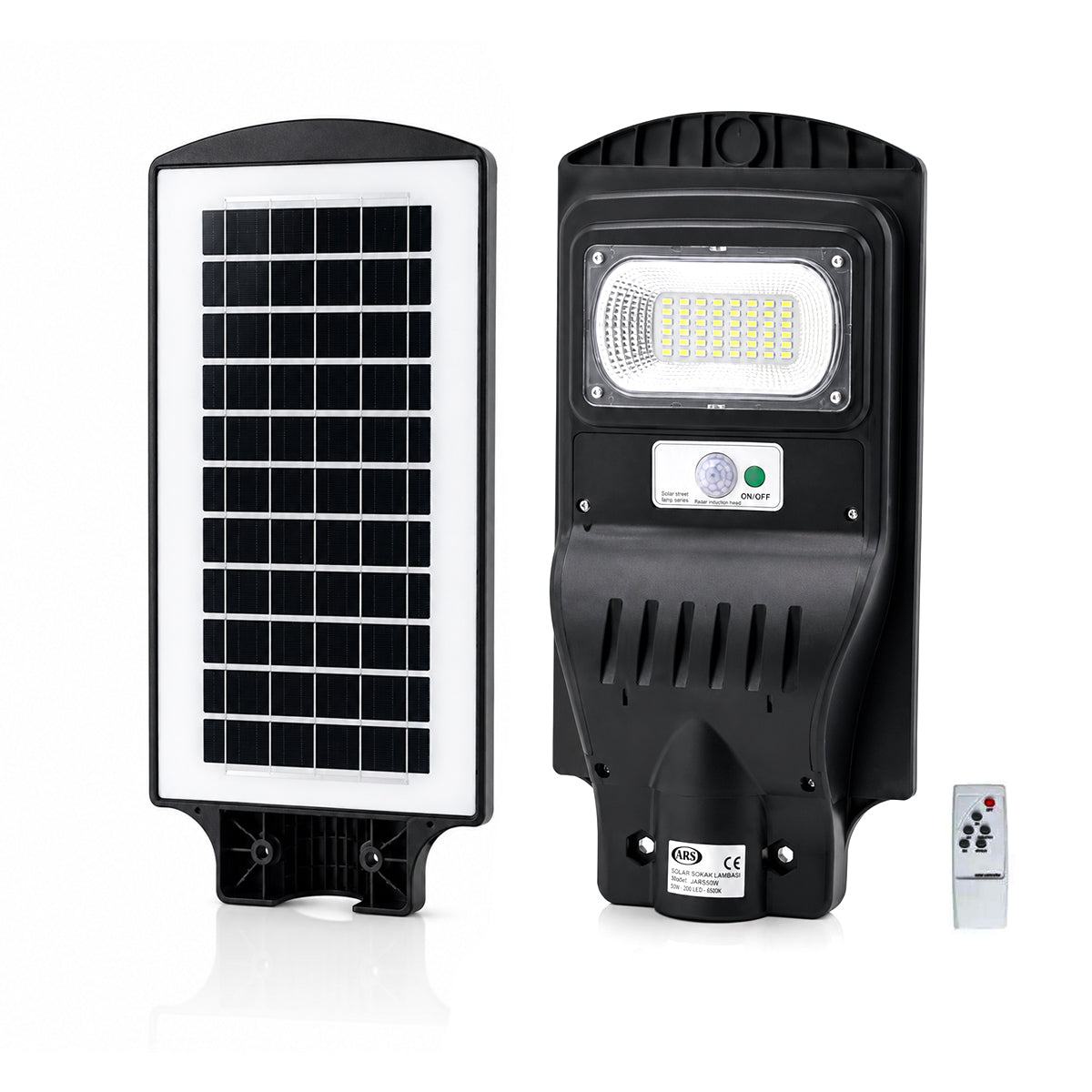 100W 6500K Solar Sensörlü Sokak Lambası