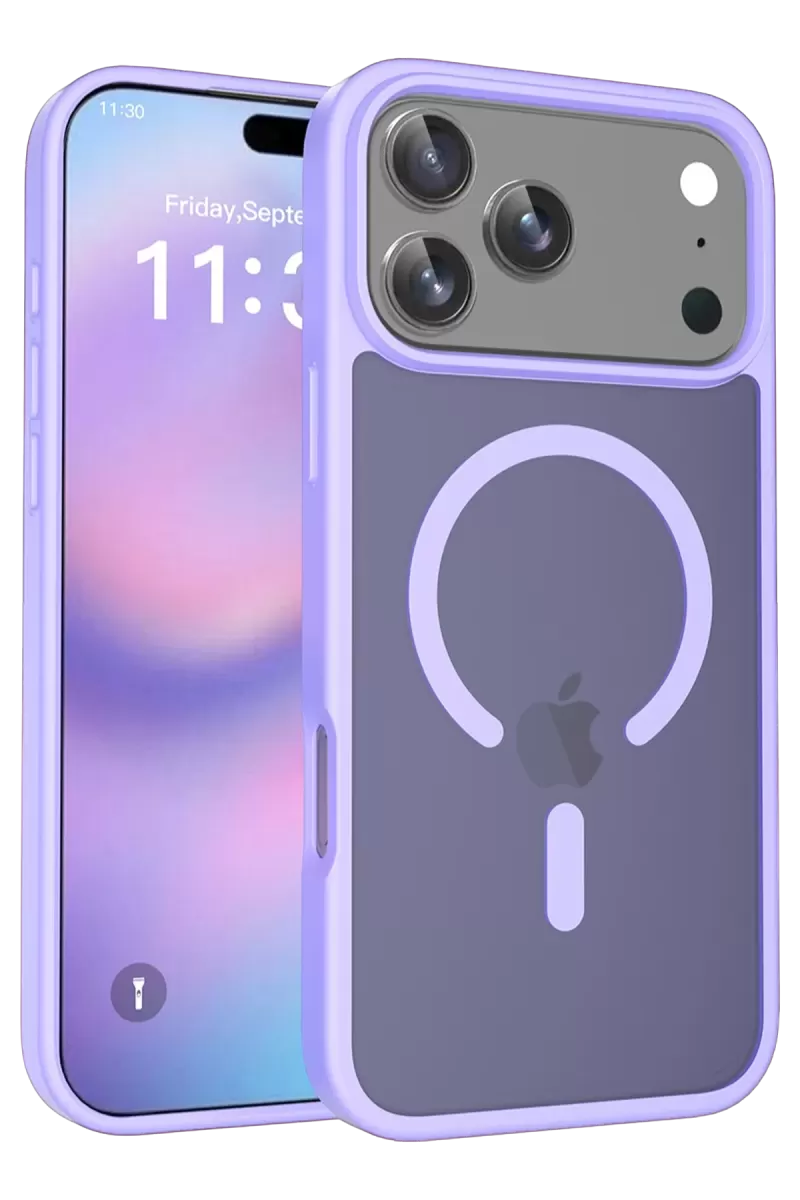 iPhone 17 Pro Jota Magsafe Kapak - Lila