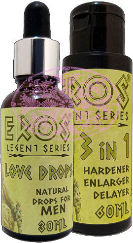 Eros Legent Erkeklere Hacmine Süresine Katılığına Pe.nismasaj Kremi 60ML + Soğuk Erkeklere Içecek 30 ml