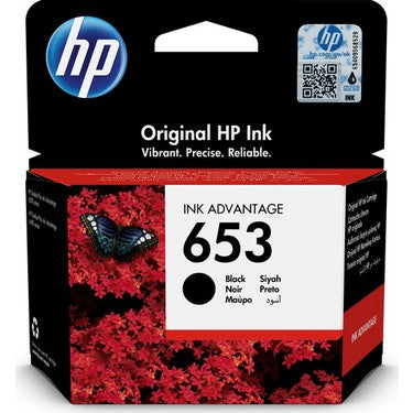 HP 653 Black Siyah Kartuş