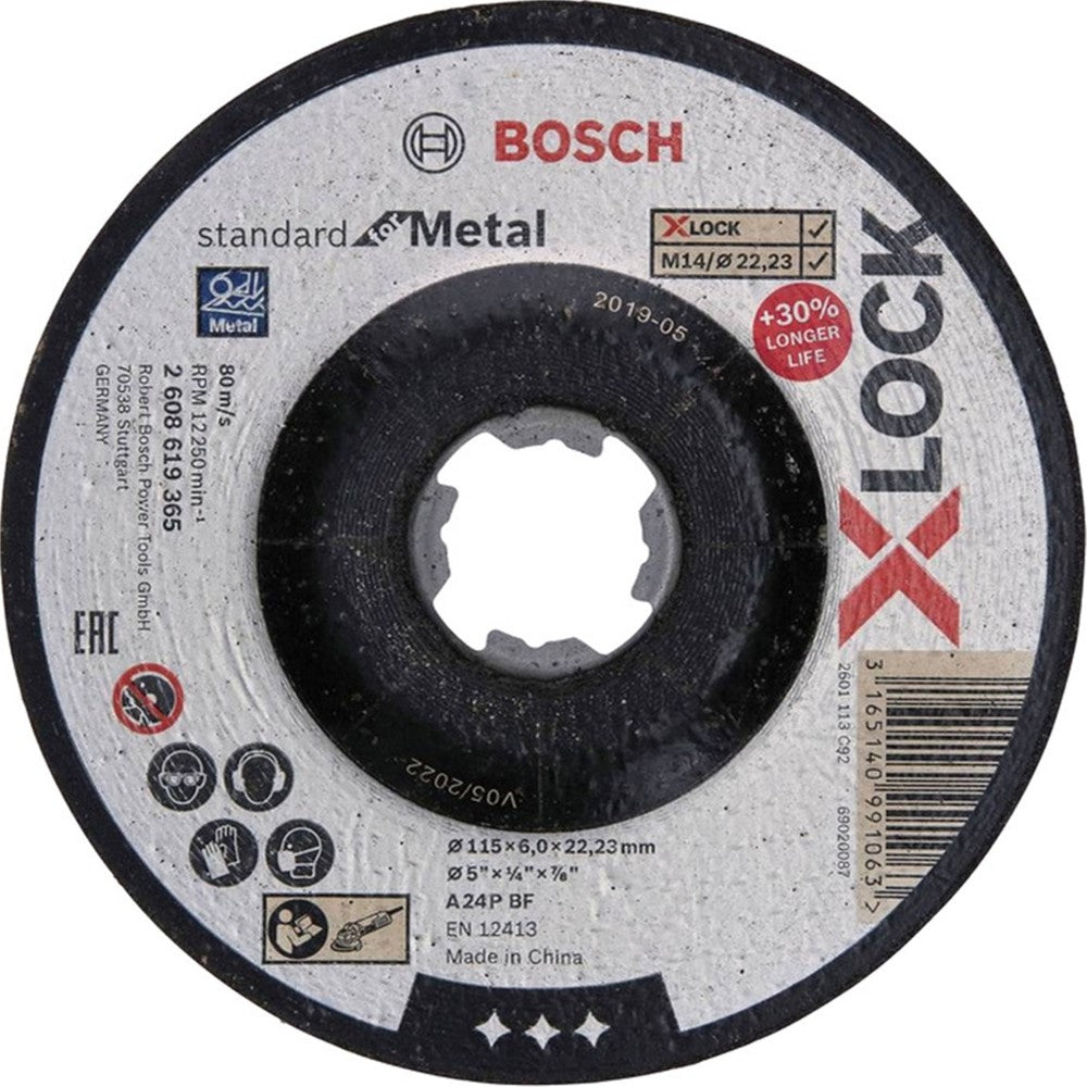 115 x 6 mm Metal Kesici, Standart For ile Yüksek Performans