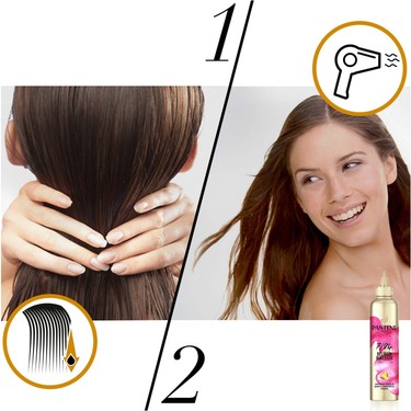 Pantene 7/24 Anında Bukle Şekillendirici Durulanmayan Krem 300 ml Belirgin Bukleler