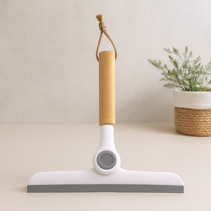 Oynar Başlı Cam Silme Aparatı Ahşap Sap 16.5 cm Uç 24 cm