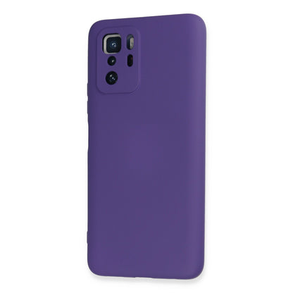 Poco X3 GT Kılıf Nano içi Kadife Silikon - Mor