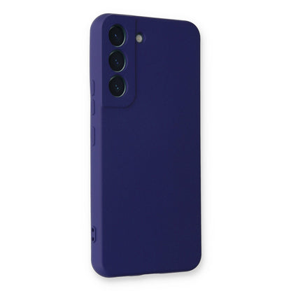 Galaxy S23 Kılıf Nano içi Kadife Silikon - Mor