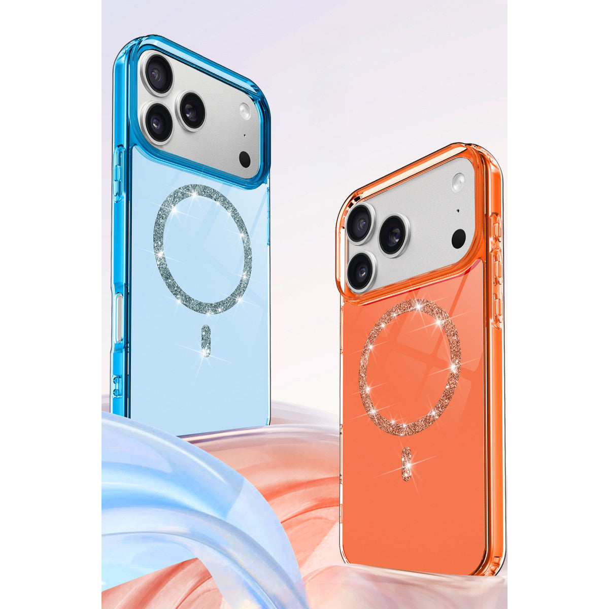 iPhone 17 Pro Max Live Diamond Magsafe Kapak - Mavi