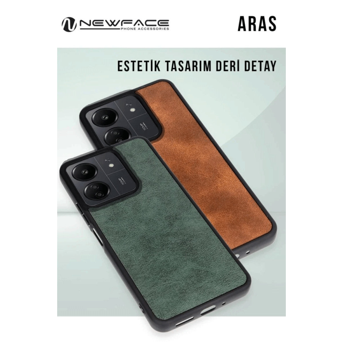 Galaxy S24 FE Kılıf Aras Deri Kapak - Kırmızı