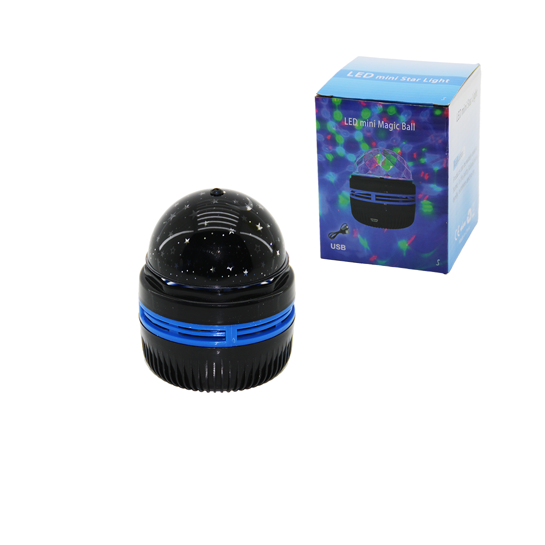 LED Mini Star Gece Lambası (USB & Pil, Renk Değiştirme, Döner)