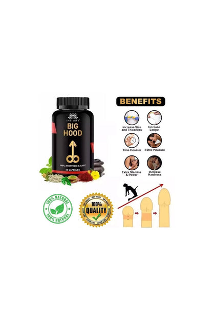 Intımıfy Big Hood Erkekler İçin Destekleyici 30'lu x 2 ad+ Masaj Yağı