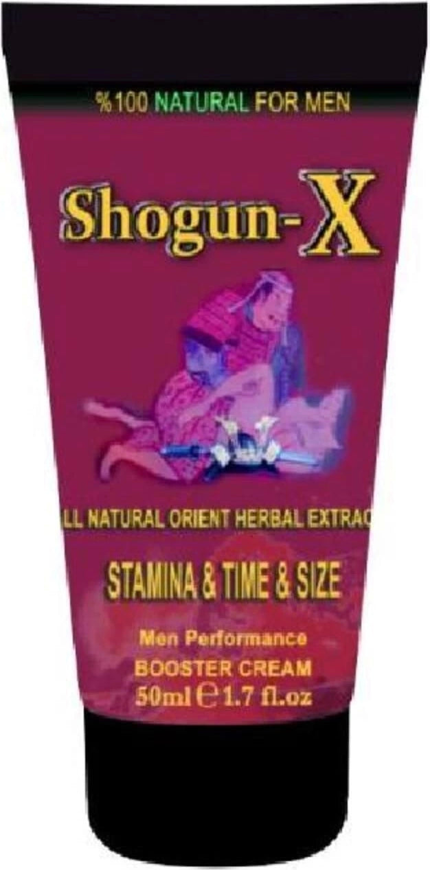 Buğz Shogun-X Extra Cream Erkekliği Geci.ktirici Ser.tleştirici Büy.ütücü Krem 50ML