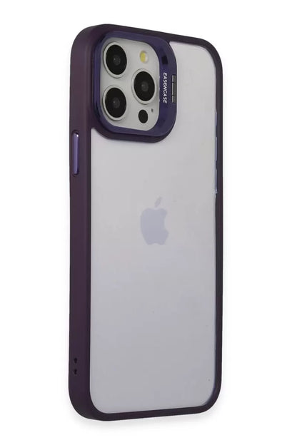 iPhone 14 Pro Kılıf Roblox Lens Standlı Kapak - Mor