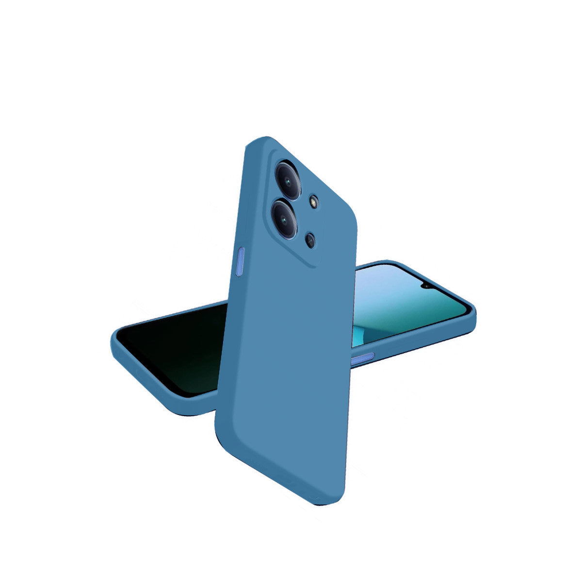 Redmi 15C 4G Nano içi Kadife Silikon - Mavi