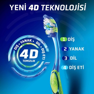 Ultra Clean Expert 4D Diş Fırçası, Temizleyici Etki