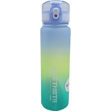 Yeşil Renkli 650 ml Tritan Matara, Kullanışlı ve Şık
