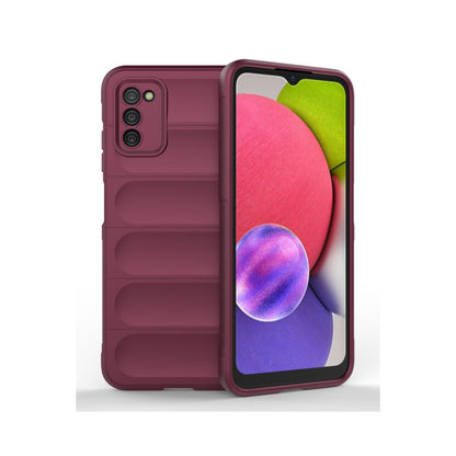Galaxy A03S Kılıf Optimum Silikon - Bordo