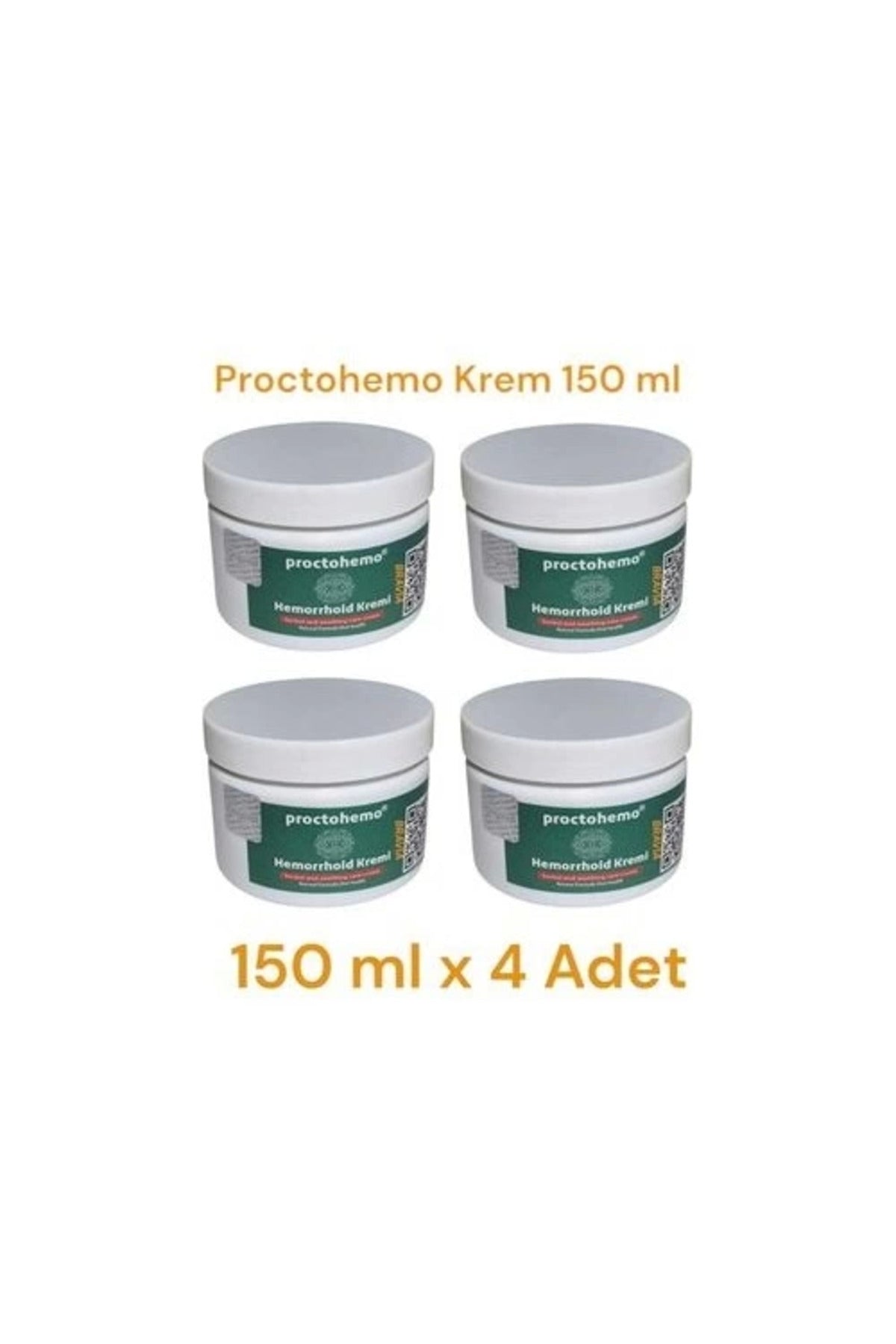 Proctohemo Rahatlatıcı Krem 150 ml x 4 Adet