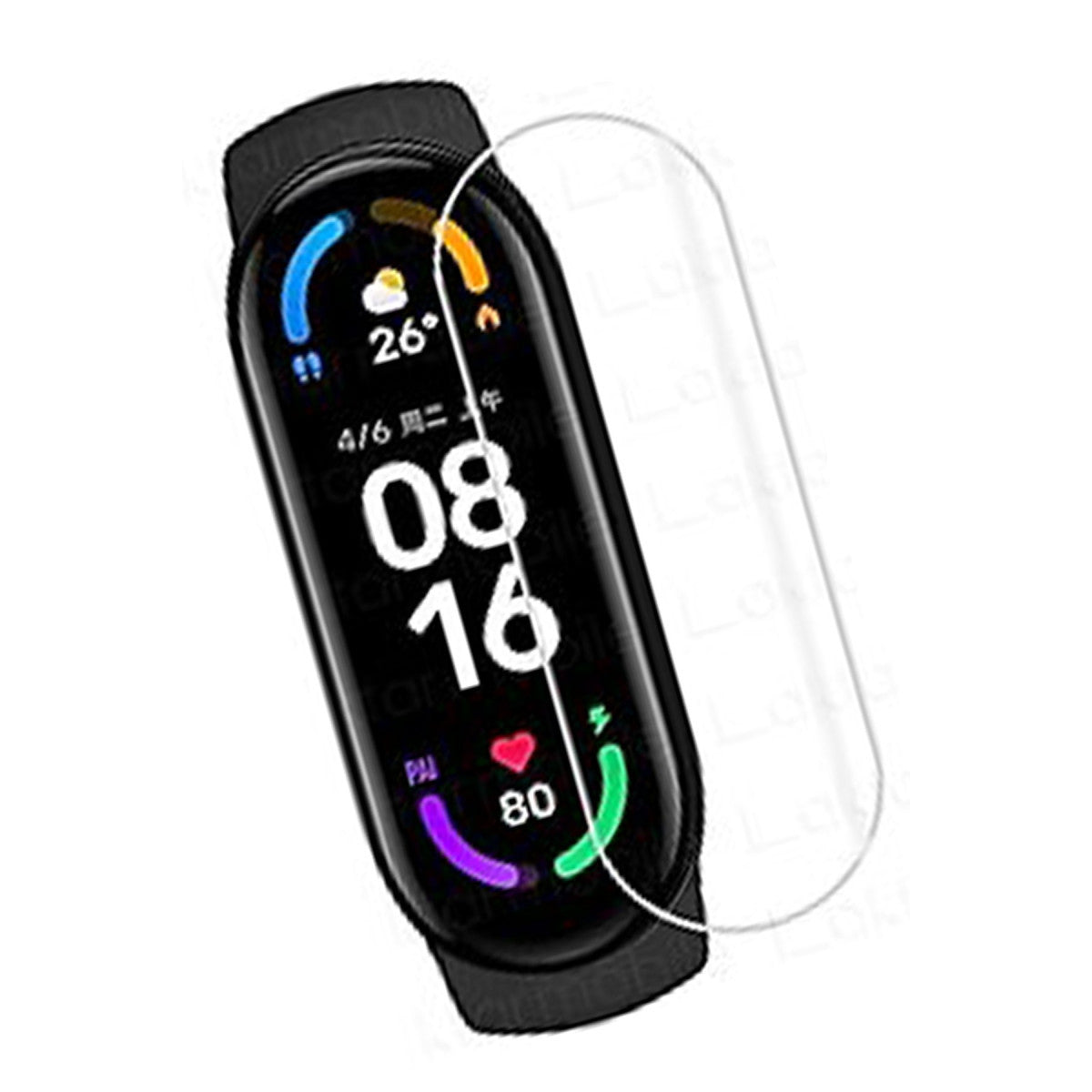 Mi Band 8 Polymer Nano Ekran Koruyucu - Şeffaf